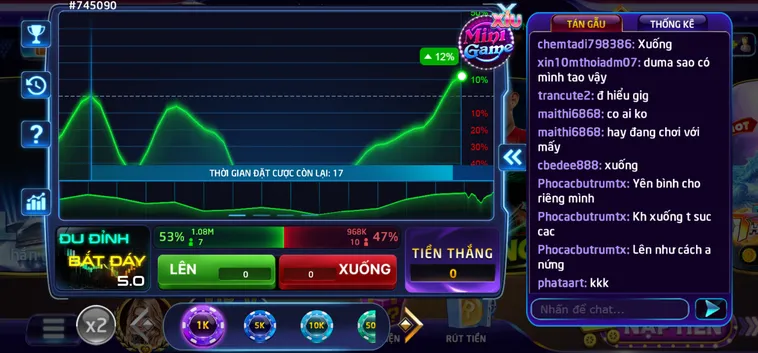 Minigame Đu Đỉnh Bắt Đáy Tại RikVip Đỉnh Cao Cơ Hội Chiến Thắng Khổng Lồ Mỗi Ngày