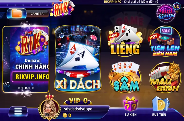 Game Bài RikVip Đỉnh Cao Sòng Bài Trực Tuyến Đẳng Cấp Nhất Năm 2026