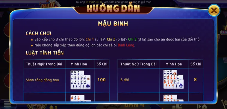 Khám Phá Siêu Phẩm Mậu Binh Tại RikVip Thắng Lớn Với Tỷ Lệ Thưởng Cao