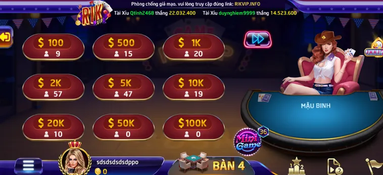 Khám Phá Siêu Phẩm Mậu Binh Tại RikVip Thắng Lớn Với Tỷ Lệ Thưởng Cao