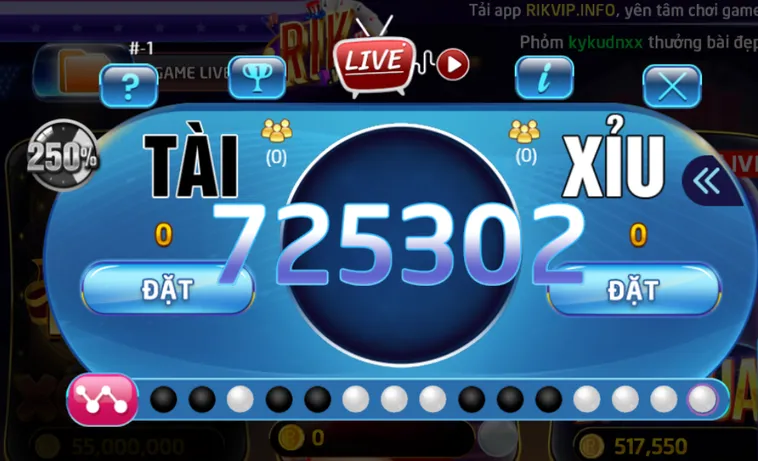 Chinh Phục Siêu Phẩm Tài Xỉu Livestream Tại RikVip Với Tỷ Lệ Thắng Khủng