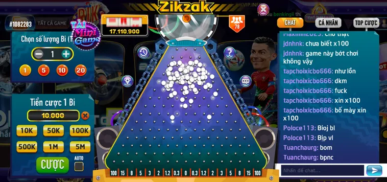 Minigame Zik Zak Tại RikVip Trải Nghiệm Cá Cược Đẳng Cấp Với Cơ Hội Thắng Lớn
